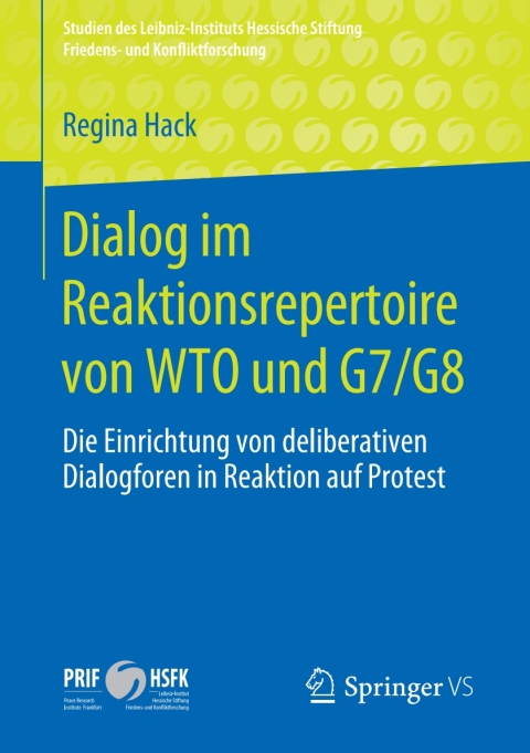 Cover image for book Dialog im Reaktionsrepertoire von WTO und G7/G8