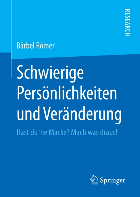 Cover image for book Schwierige Persönlichkeiten und Veränderung