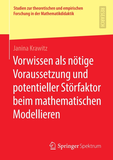 Cover image for book Vorwissen als nötige Voraussetzung und potentieller Störfaktor beim mathematischen Modellieren