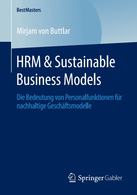 Cover image for book HRM & Sustainable Business Models
