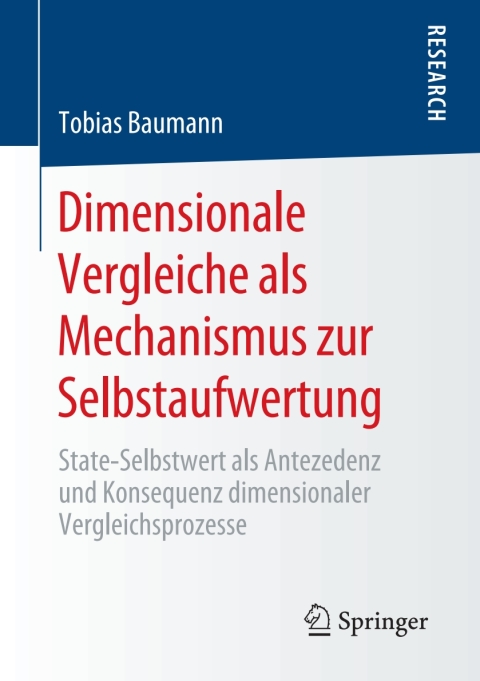 Cover image for book Dimensionale Vergleiche als Mechanismus zur Selbstaufwertung