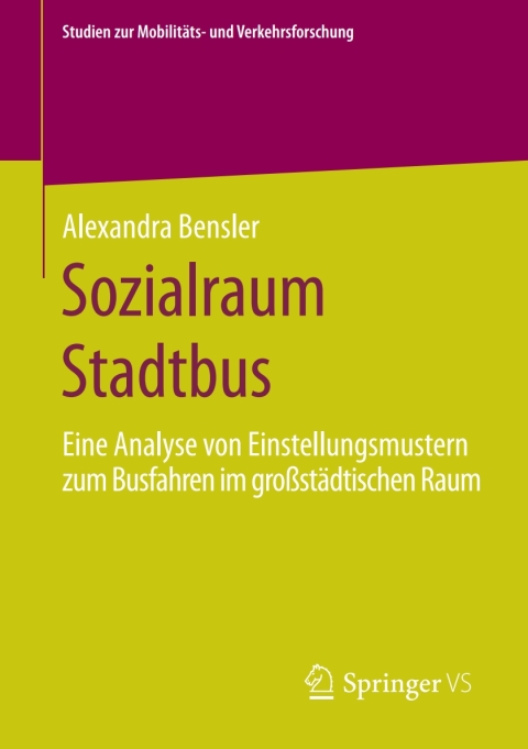 Cover image for book Sozialraum Stadtbus