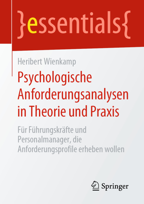 Cover image for book Psychologische Anforderungsanalysen in Theorie und Praxis