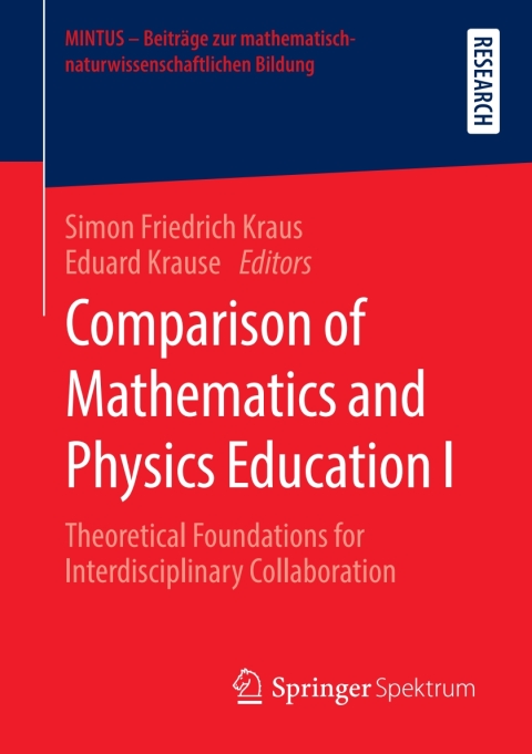 Cover image for book Comparison of Mathematics and Physics Education I