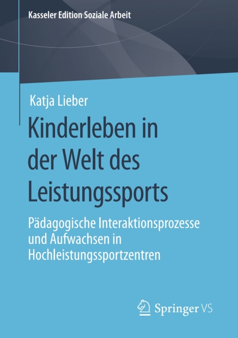 Cover image for book Kinderleben in der Welt des Leistungssports