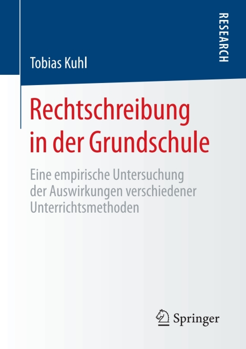 Cover image for book Rechtschreibung in der Grundschule