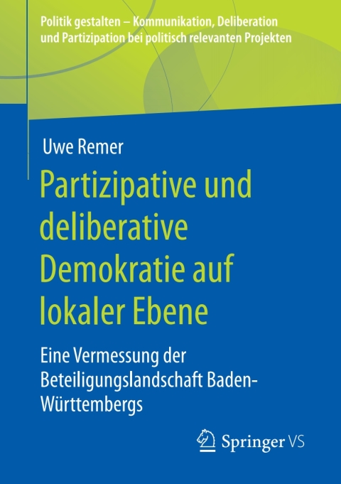 Cover image for book Partizipative und deliberative Demokratie auf lokaler Ebene
