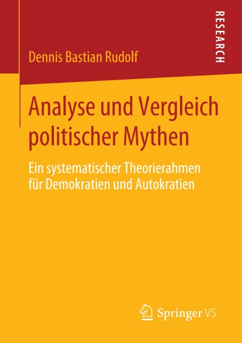 Cover image for book Analyse und Vergleich politischer Mythen