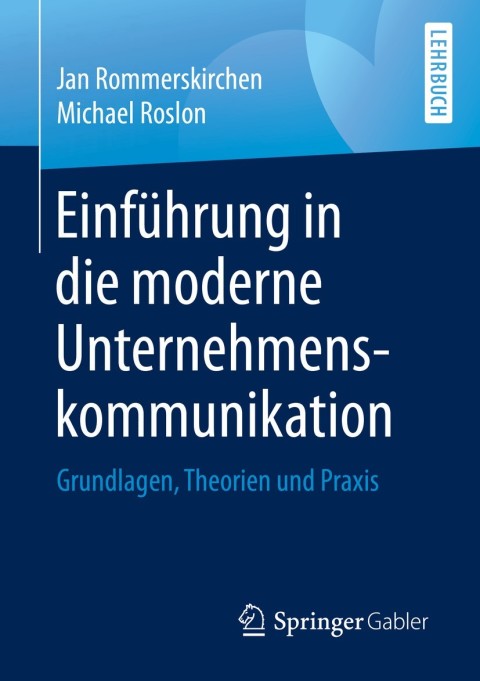 Cover image for book Einführung in die moderne Unternehmenskommunikation