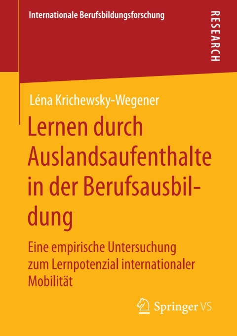 Cover image for book Lernen durch Auslandsaufenthalte in der Berufsausbildung