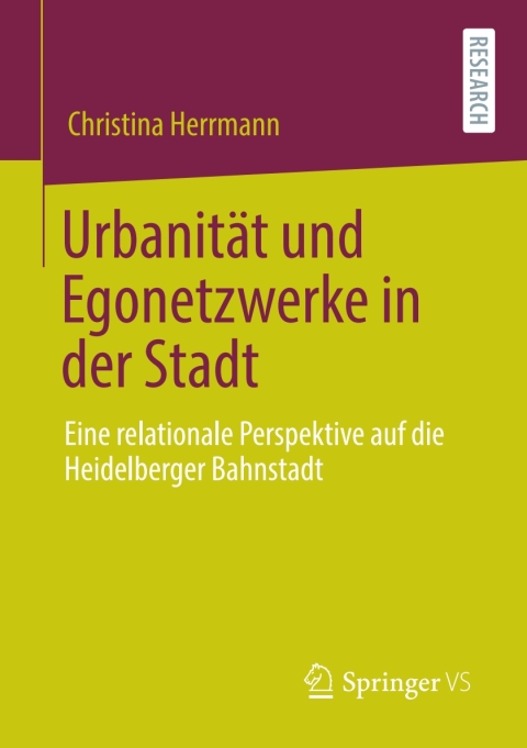 Cover image for book Urbanität und Egonetzwerke in der Stadt