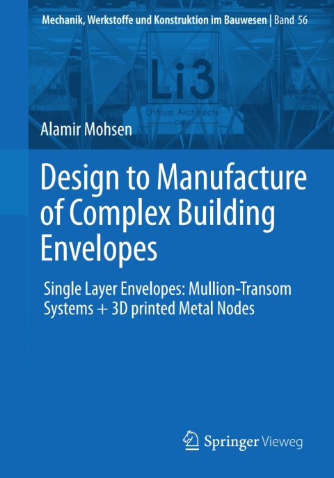 Cover image for book Design to Manufacture of Complex Building Envelopes