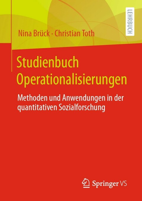 Cover image for book Studienbuch Operationalisierungen