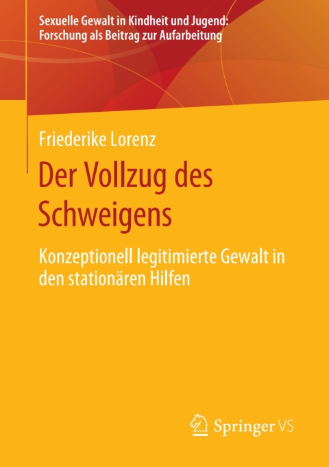 Cover image for book Der Vollzug des Schweigens