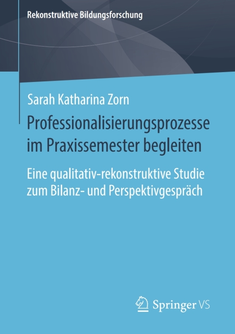 Cover image for book Professionalisierungsprozesse im Praxissemester begleiten