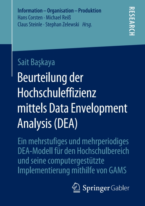 Cover image for book Beurteilung der Hochschuleffizienz mittels Data Envelopment Analysis (DEA)