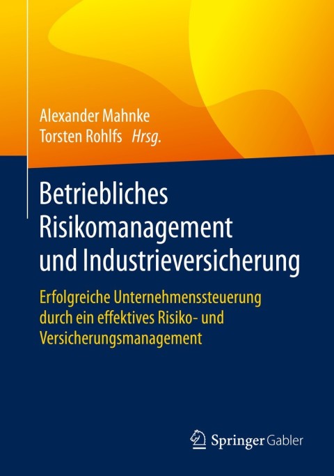 Cover image for book Betriebliches Risikomanagement und Industrieversicherung