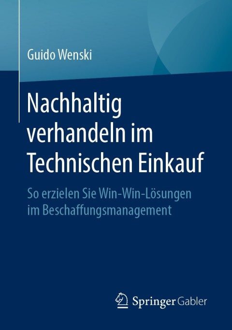 Cover image for book Nachhaltig verhandeln im Technischen Einkauf