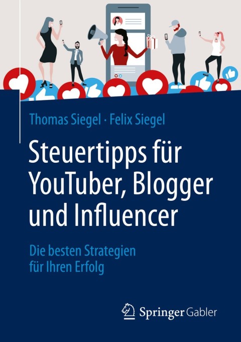 Cover image for book Steuertipps für YouTuber, Blogger und Influencer