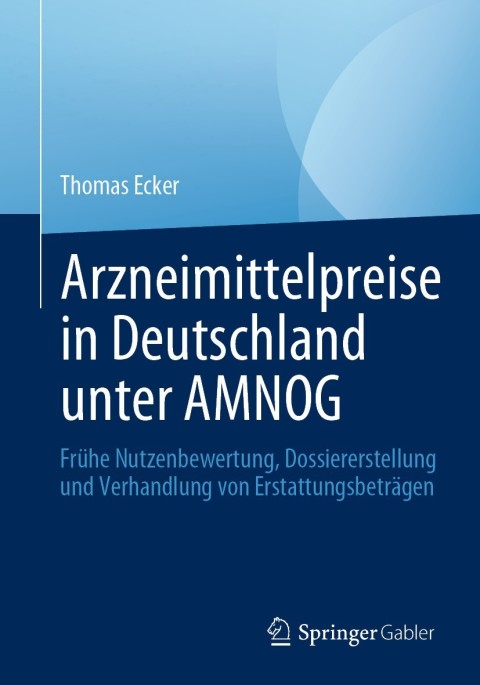 Cover image for book Arzneimittelpreise in Deutschland unter AMNOG