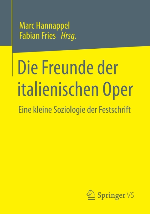 Cover image for book Die Freunde der italienischen Oper