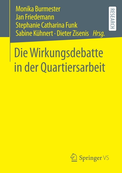 Cover image for book Die Wirkungsdebatte in der Quartiersarbeit