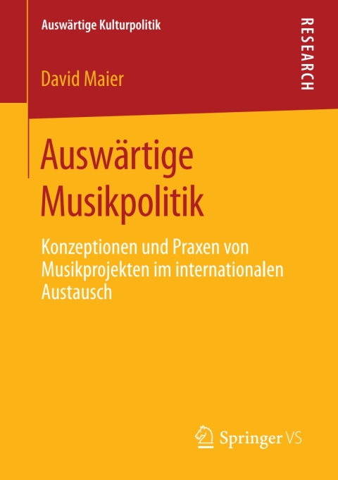 Cover image for book Auswärtige Musikpolitik