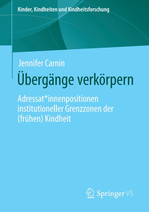 Cover image for book Übergänge verkörpern