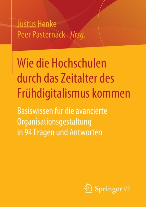 Cover image for book Wie die Hochschulen durch das Zeitalter des Frühdigitalismus kommen