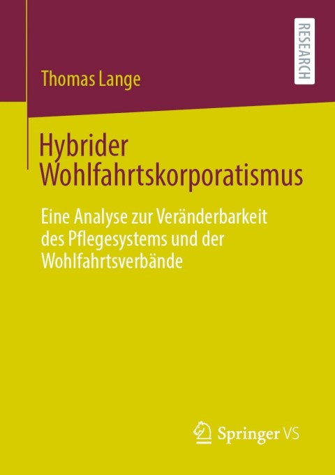 Cover image for book Hybrider Wohlfahrtskorporatismus