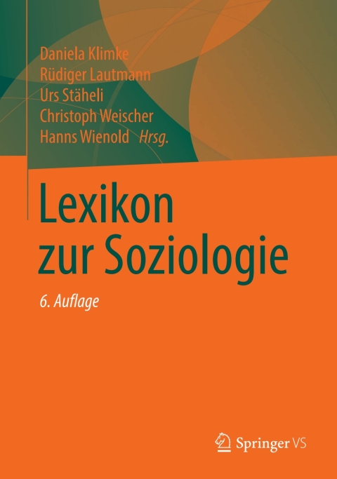 Cover image for book Lexikon zur Soziologie