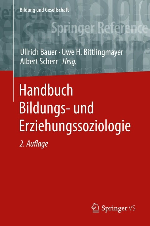 Cover image for book Handbuch Bildungs- und Erziehungssoziologie