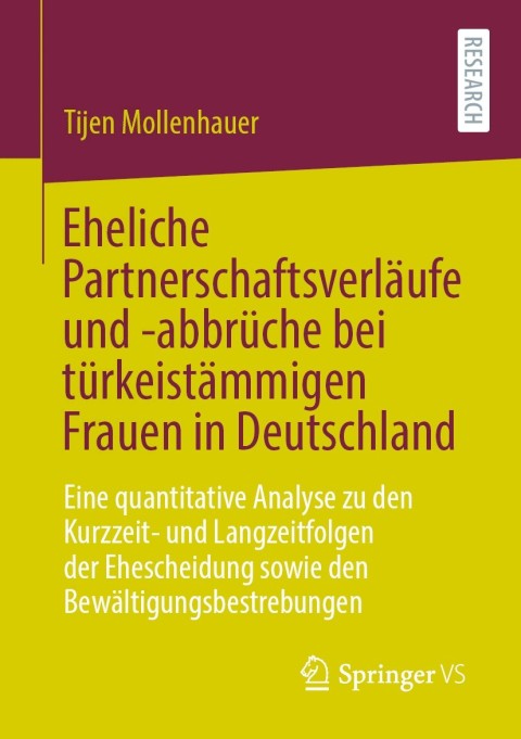 Cover image for book Eheliche Partnerschaftsverläufe und -abbrüche bei türkeistämmigen Frauen in Deutschland