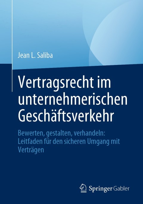 Cover image for book Vertragsrecht im unternehmerischen Geschäftsverkehr