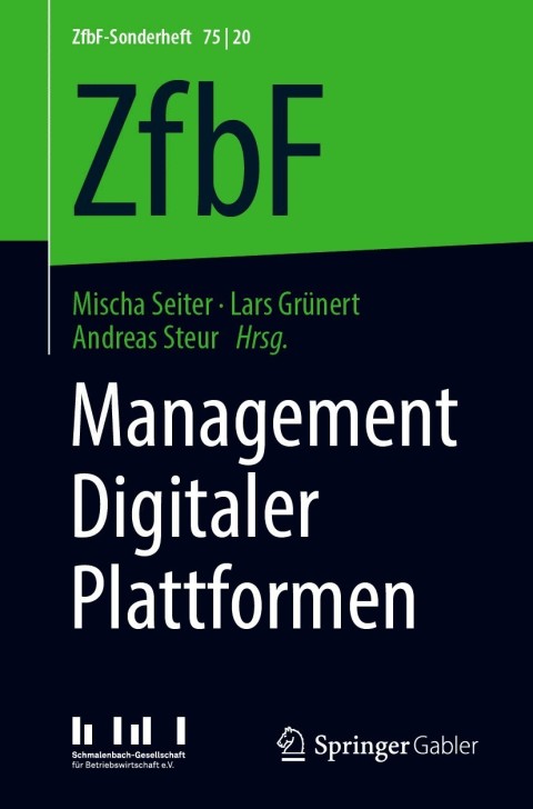 Cover image for book Management Digitaler Plattformen