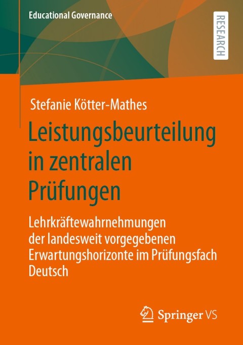 Cover image for book Leistungsbeurteilung in zentralen Prüfungen