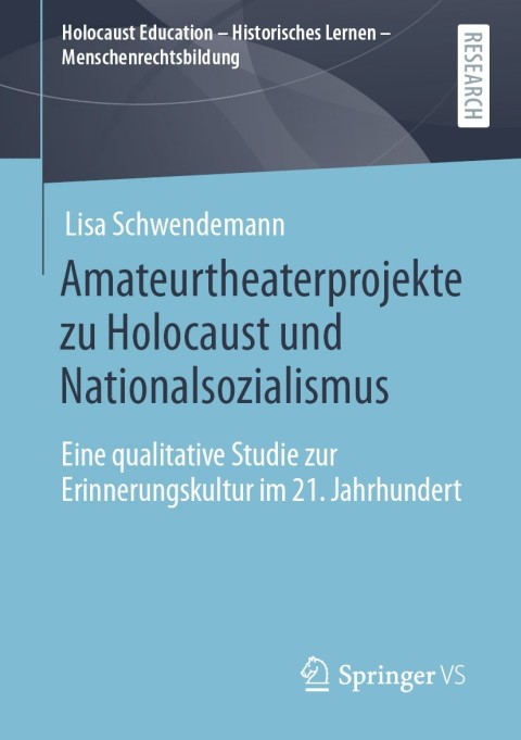 Cover image for book Amateurtheaterprojekte zu Holocaust und Nationalsozialismus