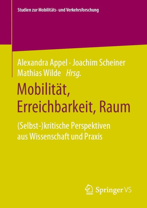 Cover image for book Mobilität, Erreichbarkeit, Raum