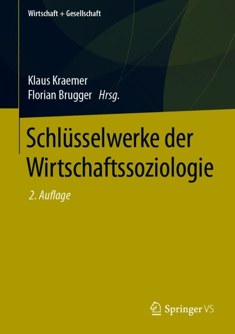 Cover image for book Schlüsselwerke der Wirtschaftssoziologie