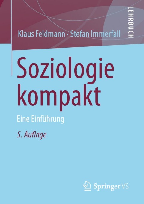 Cover image for book Soziologie kompakt