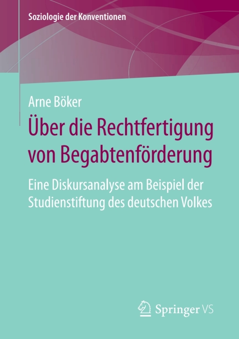 Cover image for book Über die Rechtfertigung von Begabtenförderung