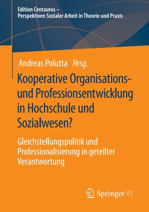 Cover image for book Kooperative Organisations- und Professionsentwicklung in Hochschule und Sozialwesen?