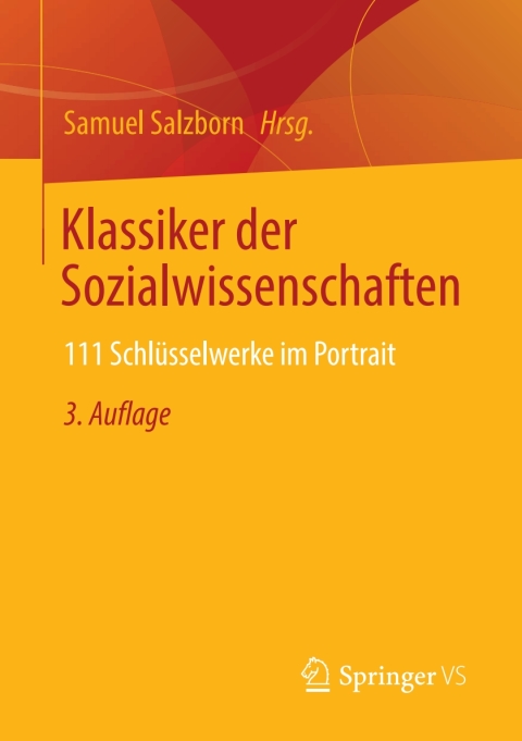 Cover image for book Klassiker der Sozialwissenschaften
