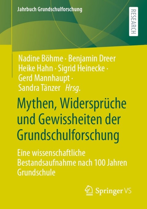 Cover image for book Mythen, Widersprüche und Gewissheiten der Grundschulforschung