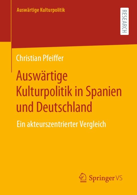 Cover image for book Auswärtige Kulturpolitik in Spanien und Deutschland