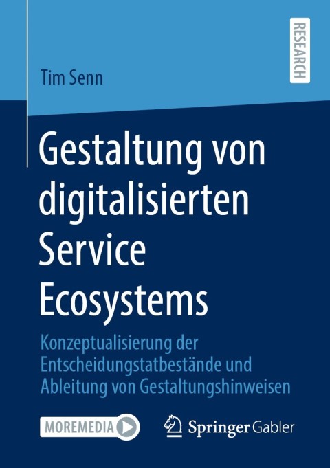 Cover image for book Gestaltung von digitalisierten Service Ecosystems
