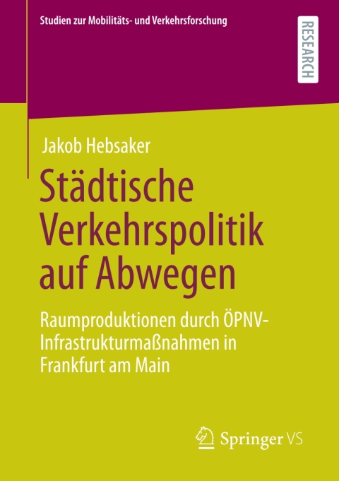Cover image for book Städtische Verkehrspolitik auf Abwegen