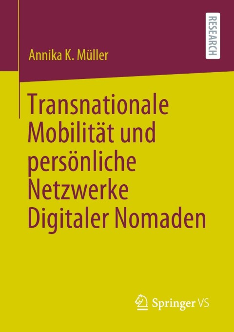 Cover image for book Transnationale Mobilität und persönliche Netzwerke Digitaler Nomaden