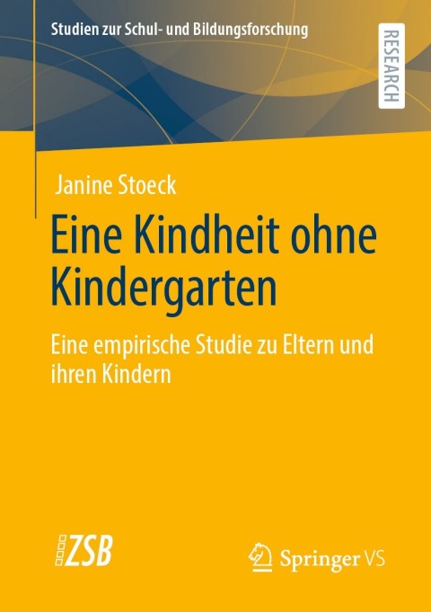Cover image for book Eine Kindheit ohne Kindergarten