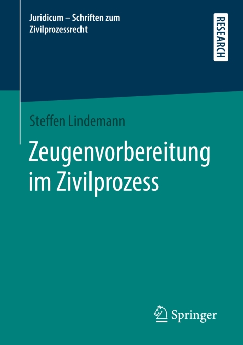 Cover image for book Zeugenvorbereitung im Zivilprozess